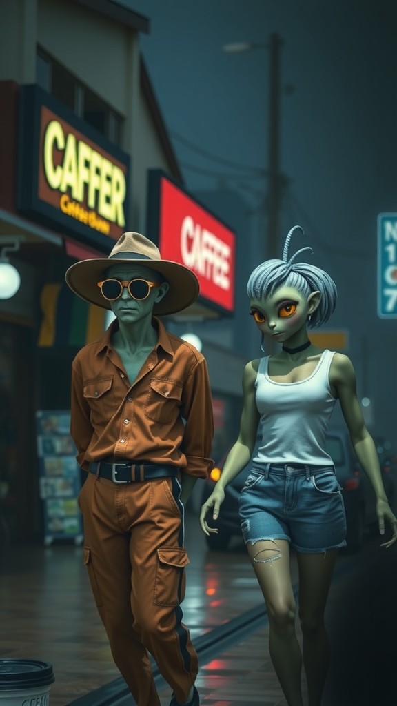 Kopi Alien di Warung