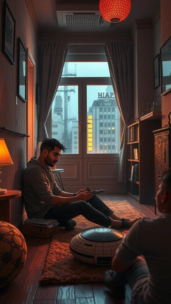 طفل يحلم بالسفر إلى الفضاء
