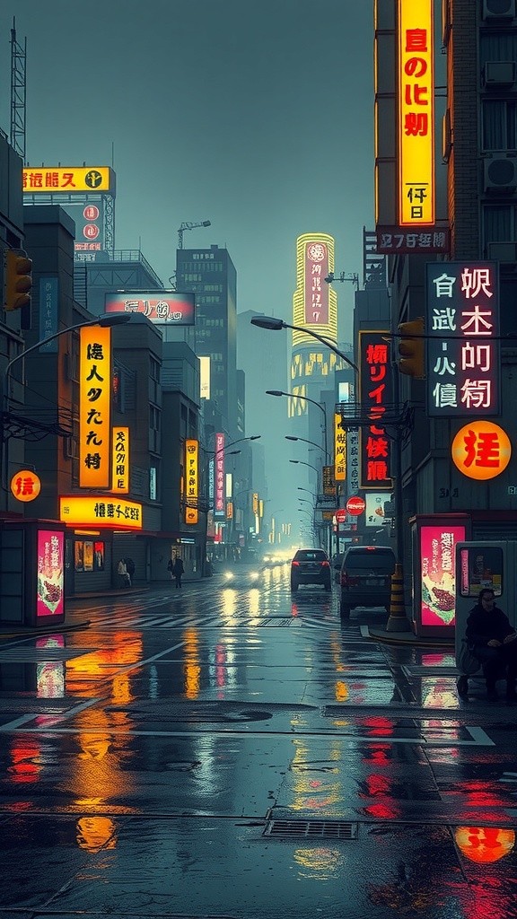 Neon Shadows: A Bladerunner Crime Tale