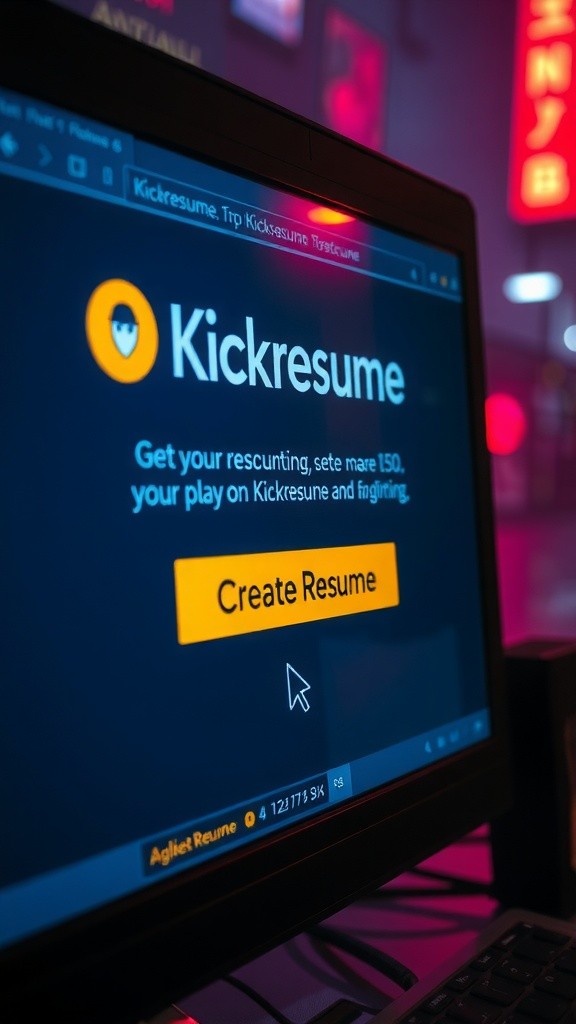 Kickresume: 1 क्लिक में बनाएँ Professional Resume!