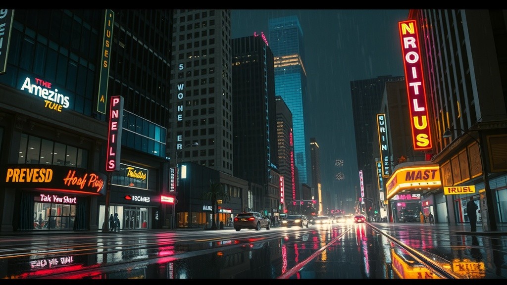 Neon Shadows: A Bladerunner Saga