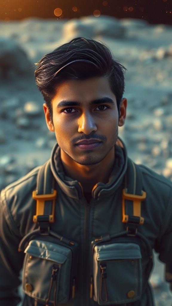 Boy on Moon: Talking to Earth and Sun