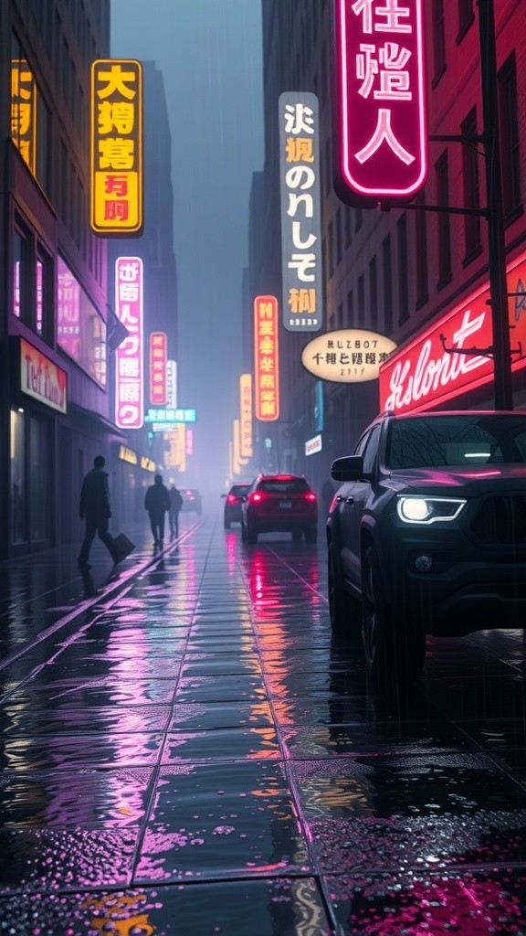 Neon Shadows: A Bladerunner Noir