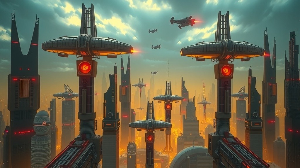 Glide of Harmony: A Journey Through SkyNova City