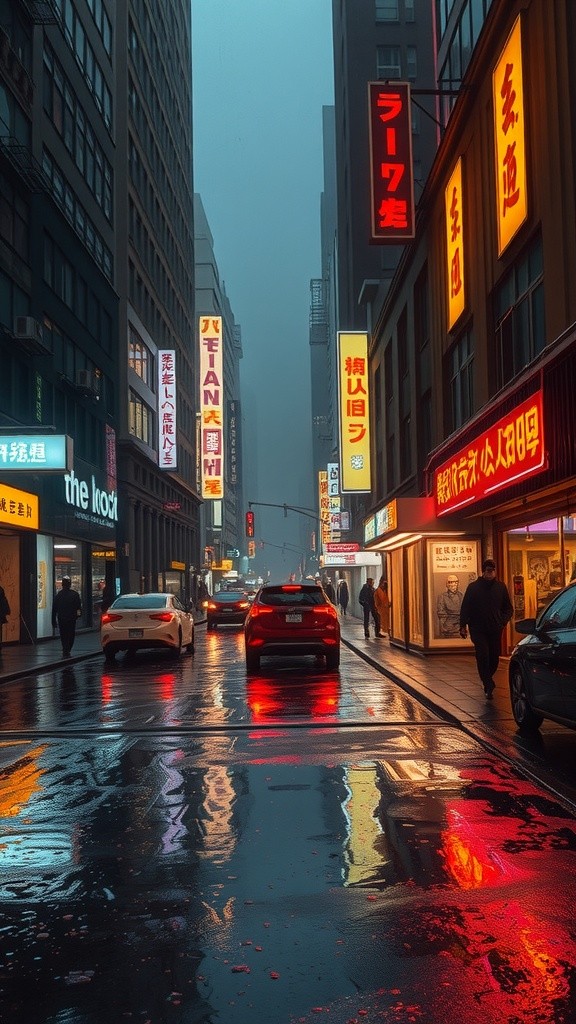 Neon Shadows: A Bladerunner Noir