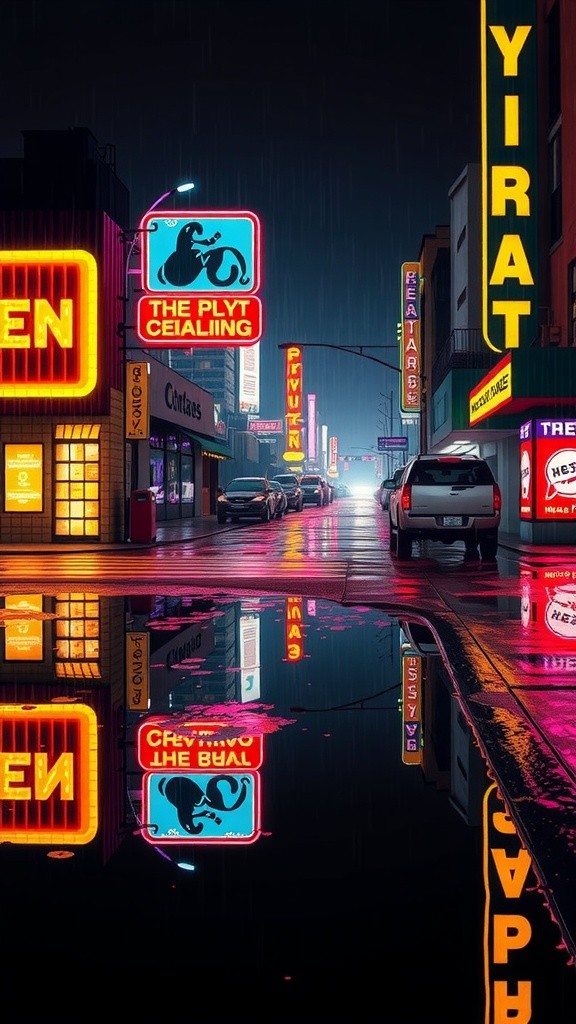 Neon Shadows: A Bladerunner Tale