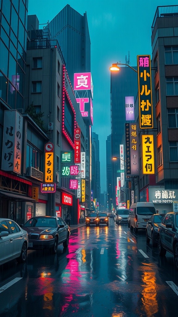 Neon Shadows: A Bladerunner Odyssey