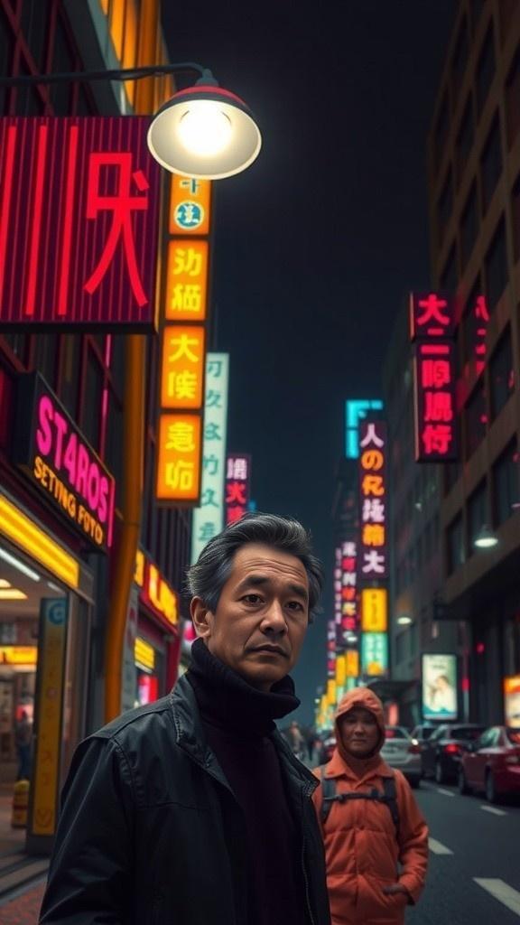 Neon Shadows: A Bladerunner Tale