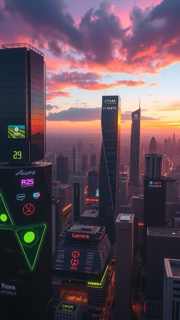 Harmony of Nature and Technology: A Vision of a Futuristic Sustainable City