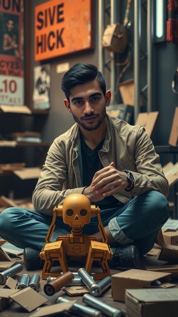 Robot Kardus yang Bantu Kerja Rumah