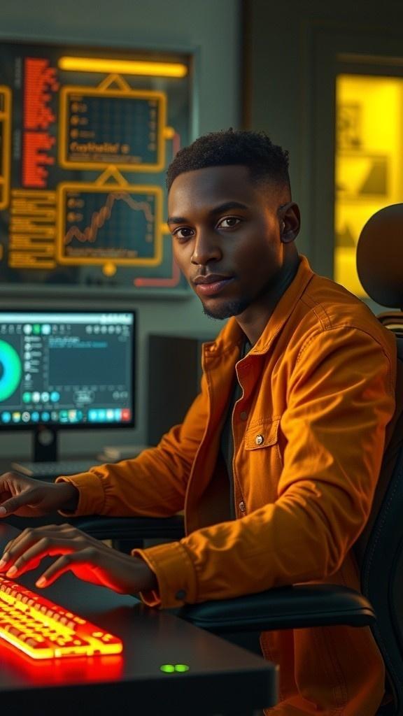 AI-Powered Innovation: Crafting Digital Content in a High-Tech Studio