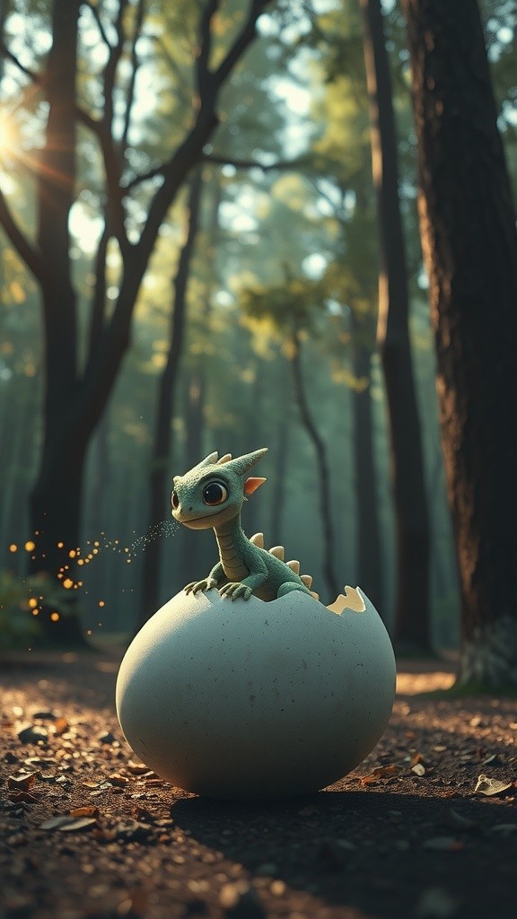 The Tiny Dragon's First Sparks