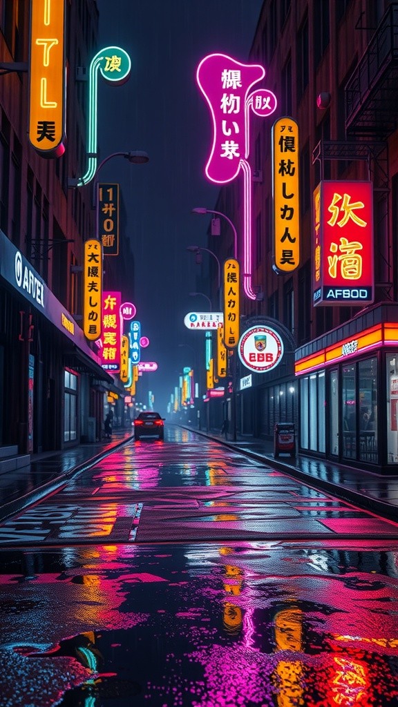 Neon Shadows: A Dystopian Crime Tale