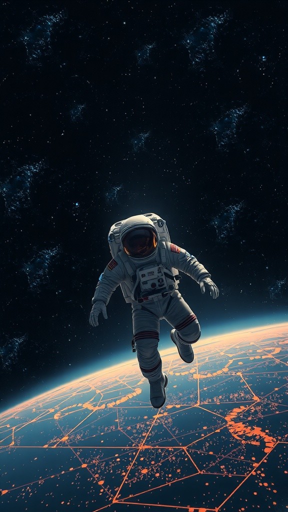 Drifting Through Infinite Galaxies: A Solitary Journey