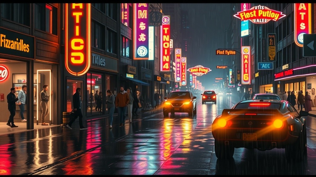 Neon Shadows: A Bladerunner Tale