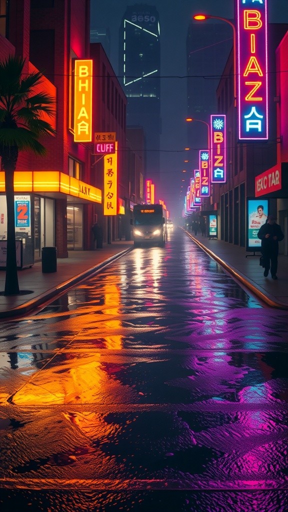 Neon Shadows: A Bladerunner Noir