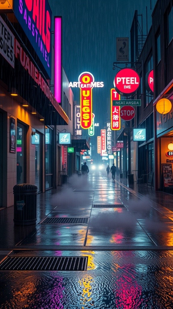 Neon Shadows: A Bladerunner Noir