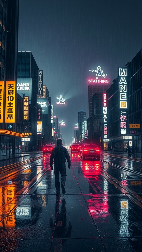 Neon Shadows: A Bladerunner Tale