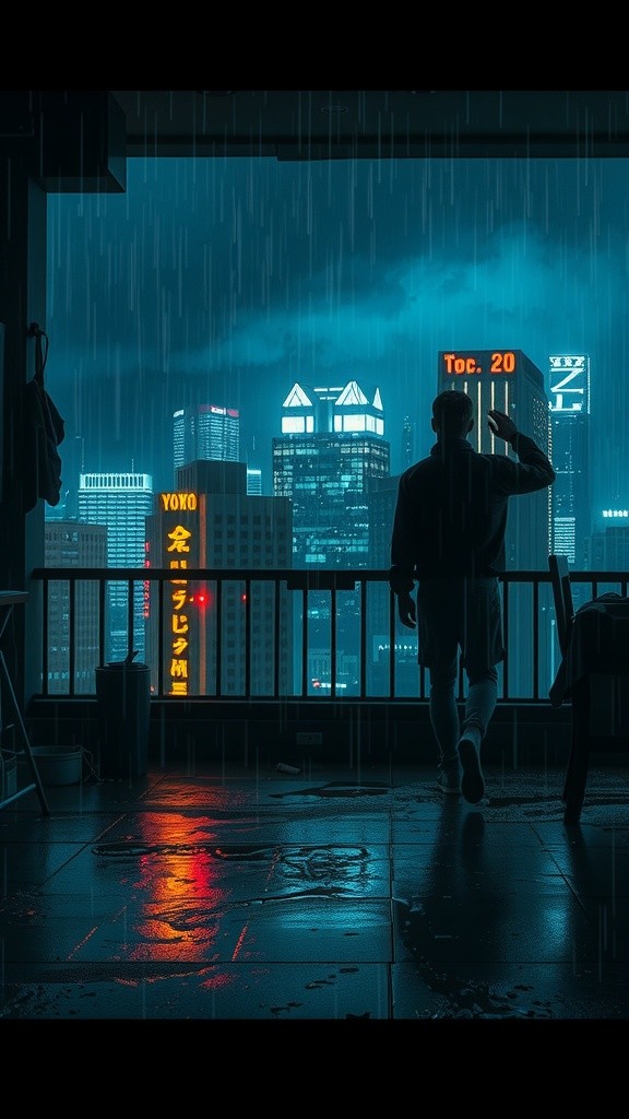 Neon Shadows: A Bladerunner Tale