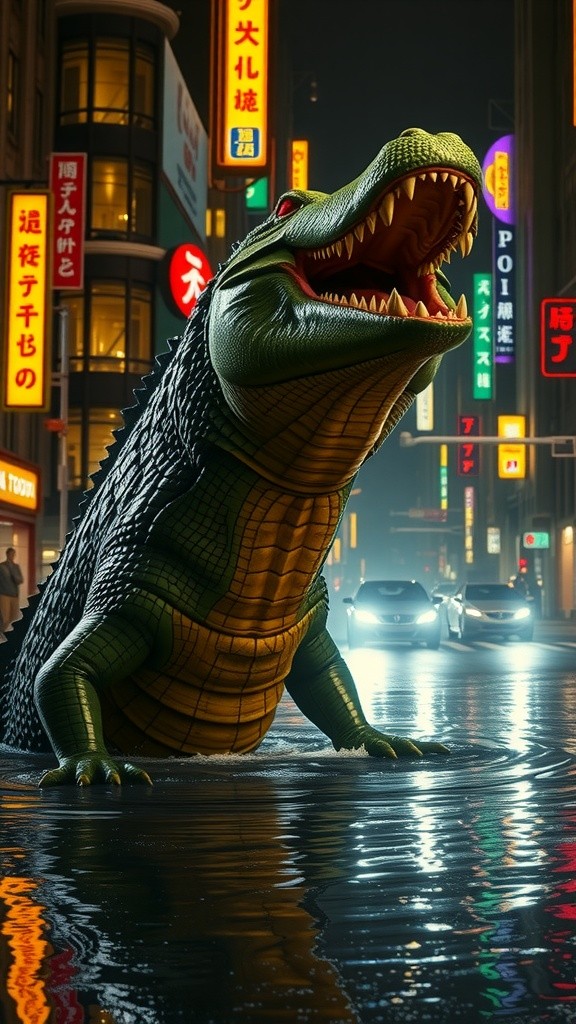 Crocodile Rampage: City Under Siege