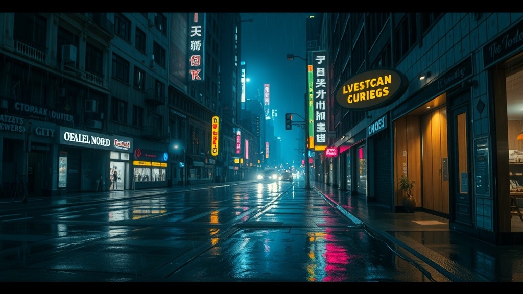 Neon Shadows: A Bladerunner Saga