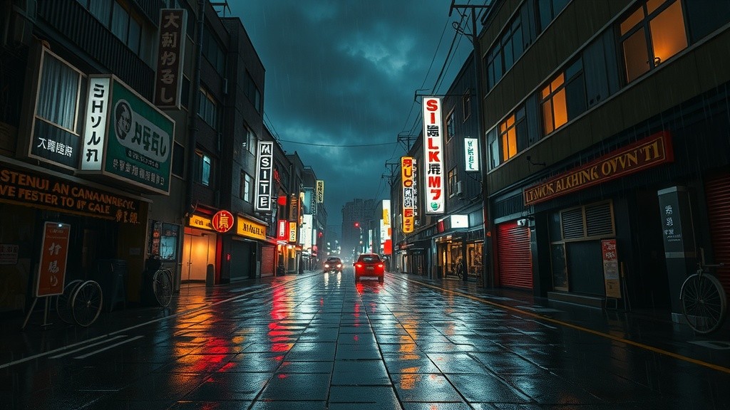 Neon Shadows: A Bladerunner Noir