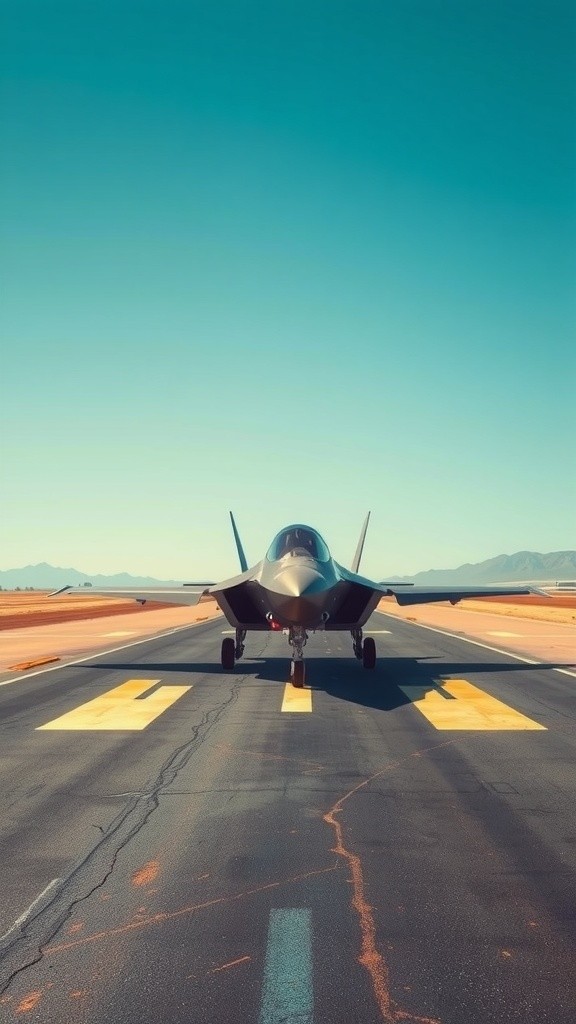 Fighter Jet Takeoff from Thy Runway