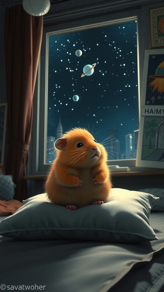 Hamster Kecil dan Mimpi Besar Jadi Astronot