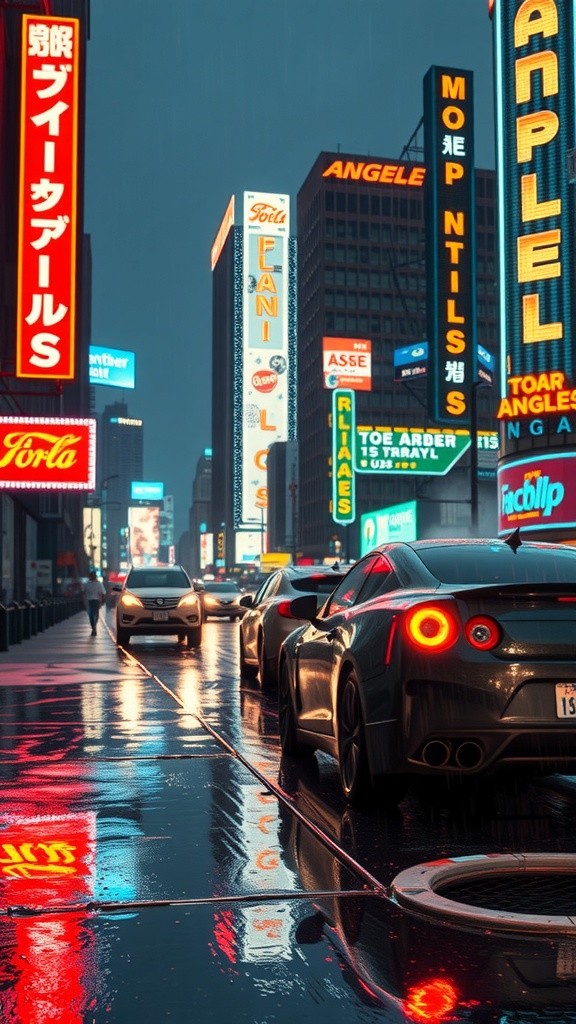 Neon Shadows: A Bladerunner Noir