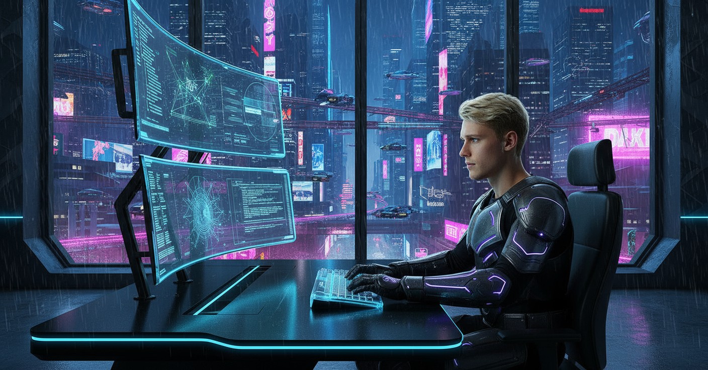 Ascendancy of the Agentic AI Developer: A Cyberpunk Journey