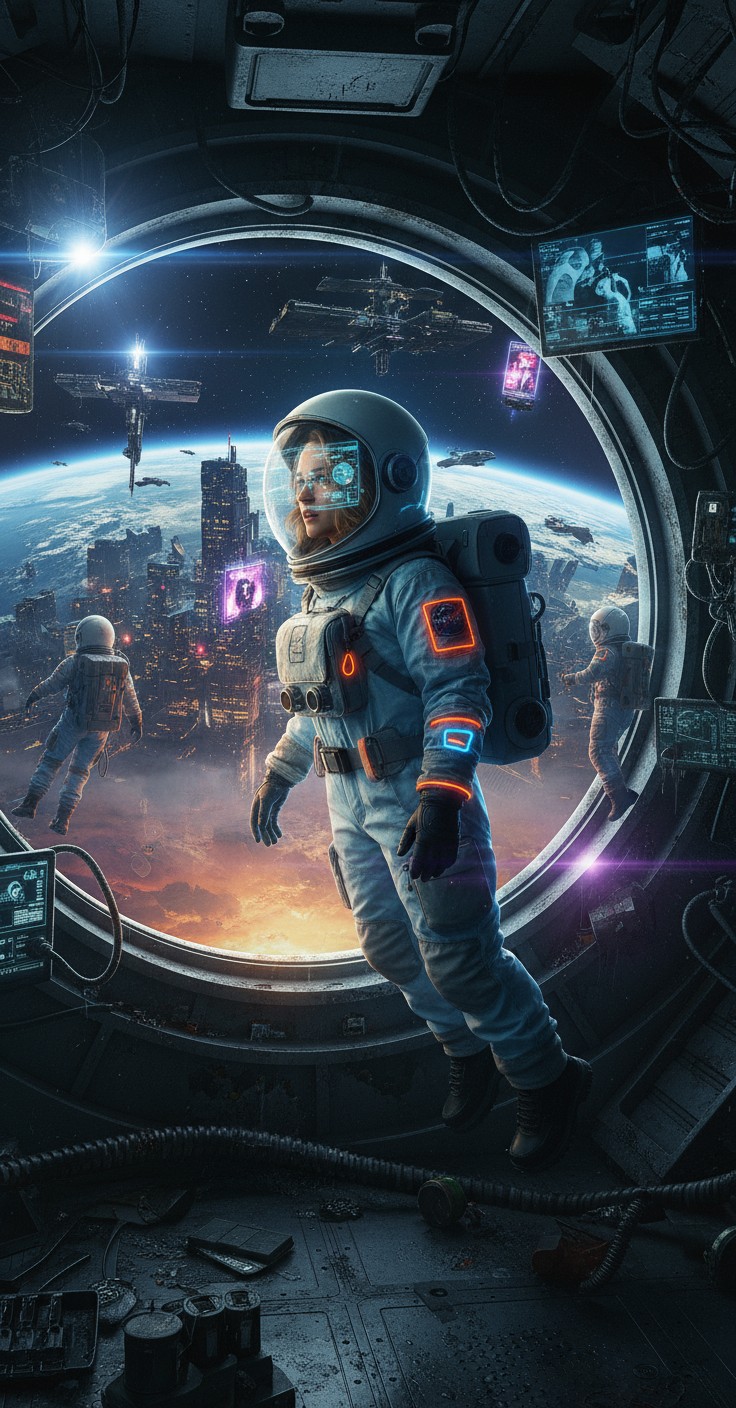 Touching the Aurora: An Astronaut's Journey Above Earth