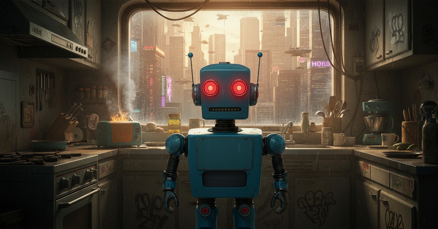Burnt Breakfast: The Hilarious Cooking Robot!