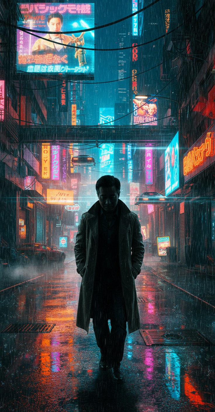 Neon Shadows: A Bladerunner Crime Saga