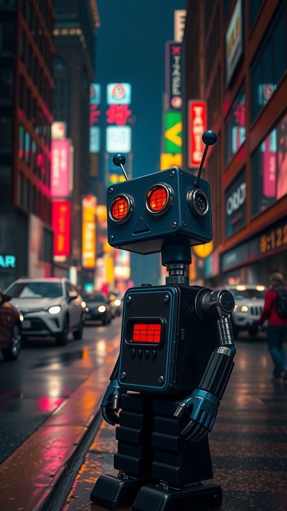 Neon Hearts: A Robot's Journey to Emotion