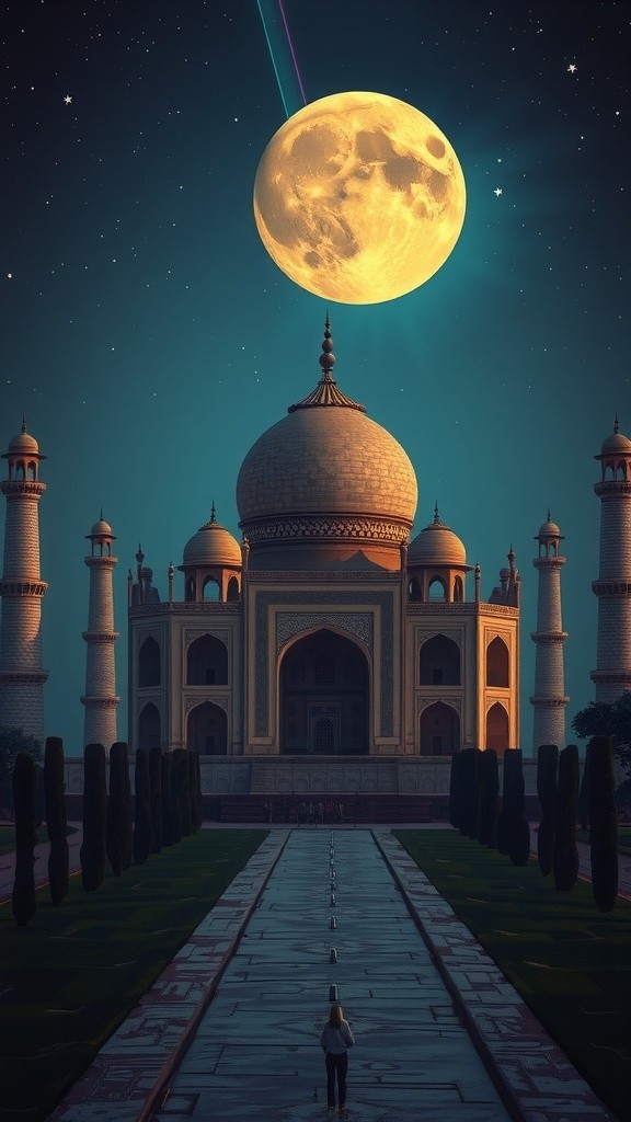 जब मैं ताज महल की पहली मंजिल पर गया