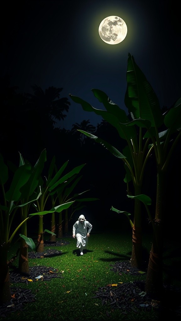 Pocong di Kebun Pisang: Kisah Seram dari Desa Terpencil