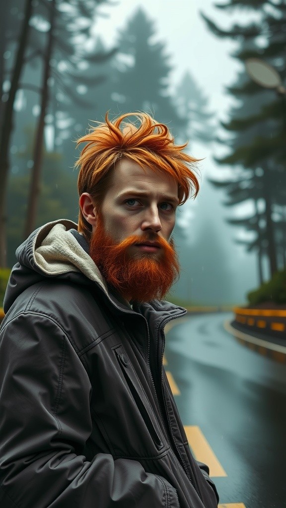 A Rainy Encounter: Hitchhiker's Journey
