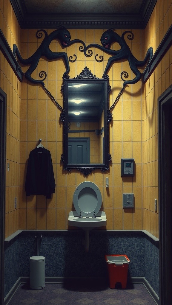 Cermin Maut di Toilet Sekolah
