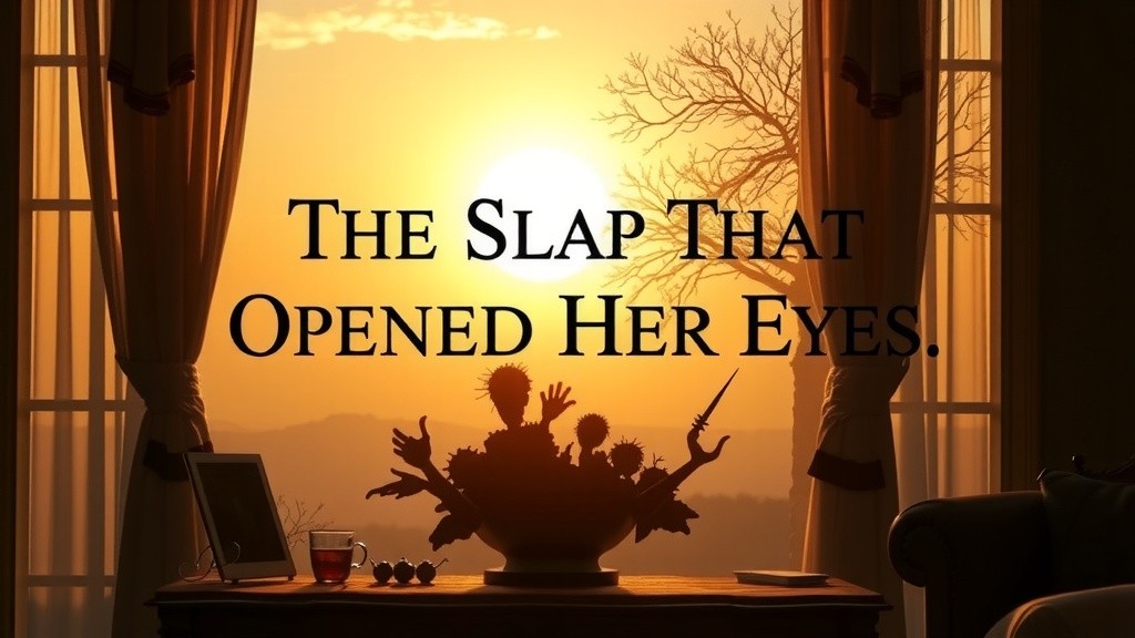 THE SLAP THAT OPENED HER EYES