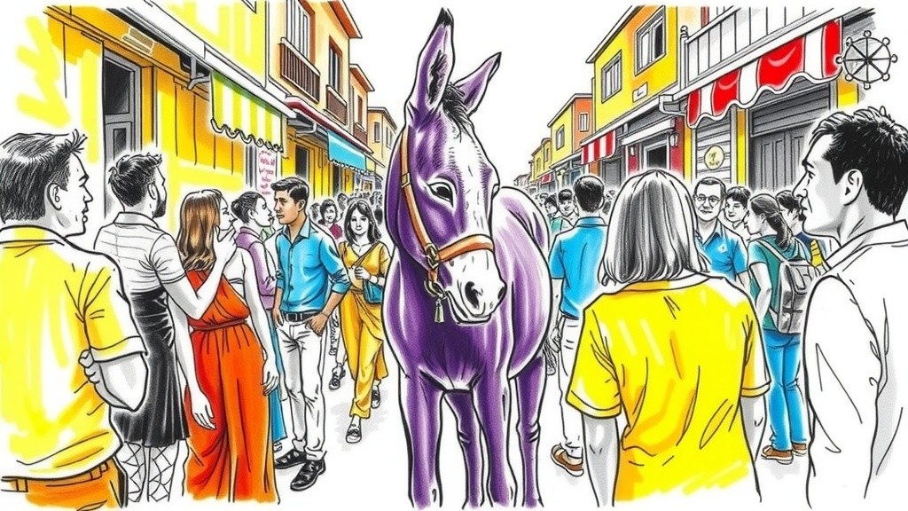 बाजार का सितारा गधा