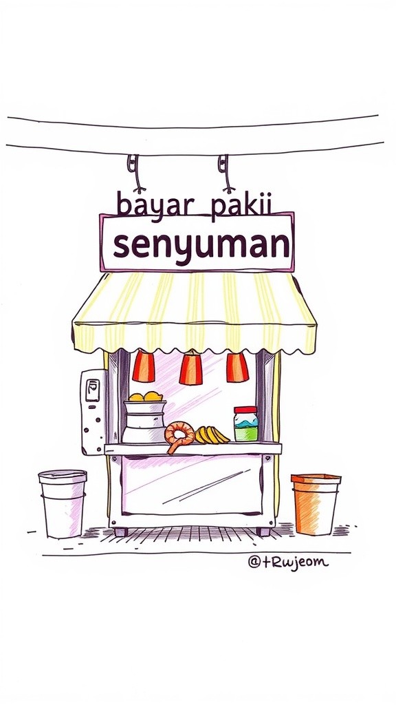 Senyum Tak Cukup untuk Bayar