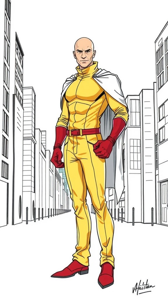 Mengenal Saitama: Pahlawan Unik dari One-Punch Man