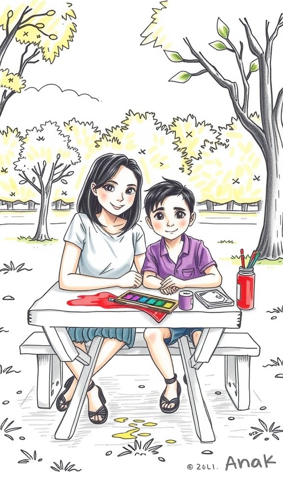 Melukis Sambil Belajar: Keceriaan dan Kreativitas Anak