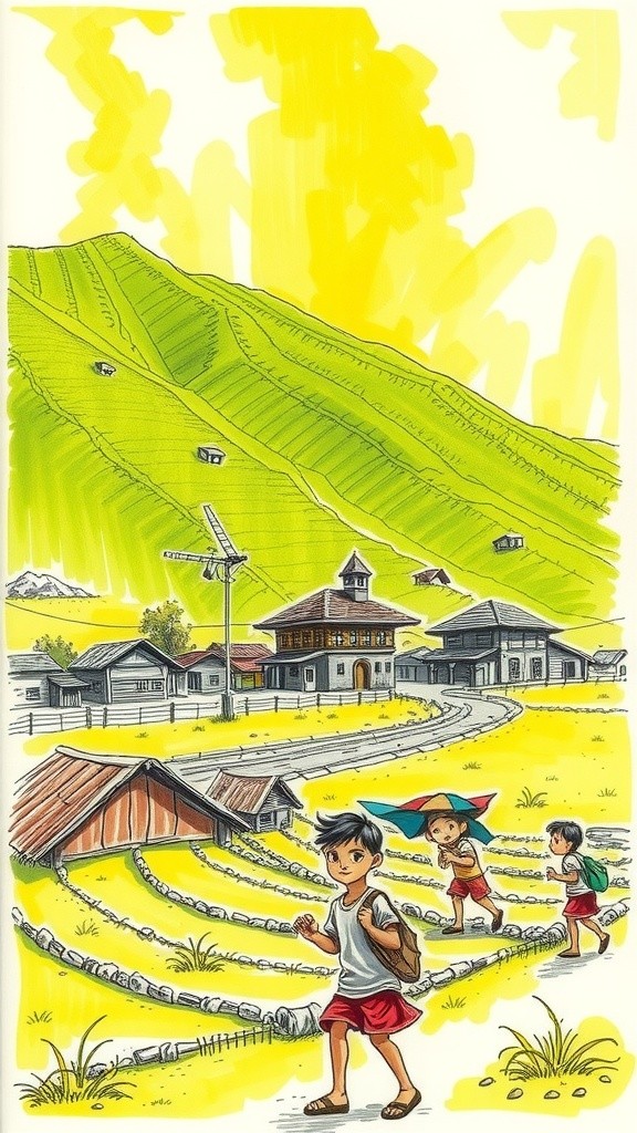 Canda Riang di Ladang