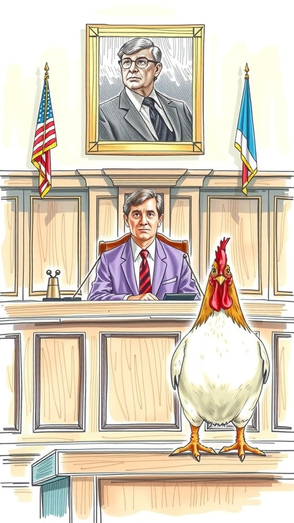 The Trial of the Devilish Chicken: A Medieval Justice Tale