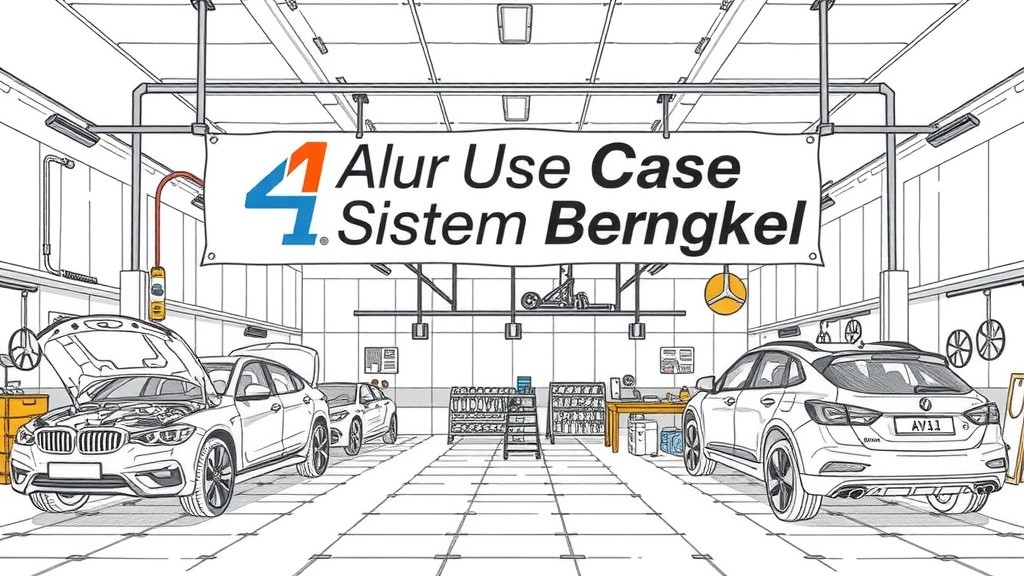 Alur Interaksi Pelanggan di Sistem Informasi Bengkel