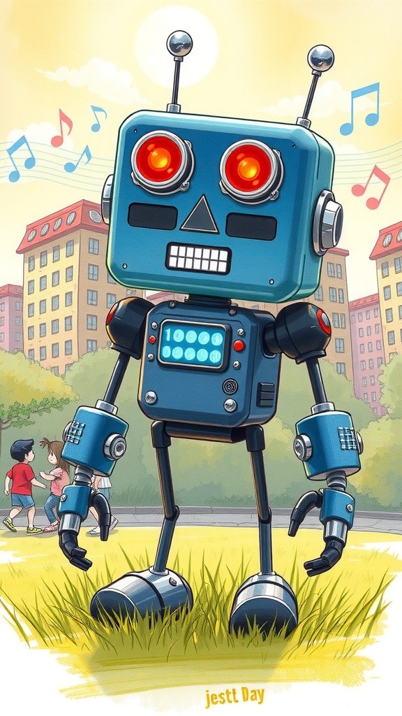 रोबोटू और एलियन की मजेदार टक्कर