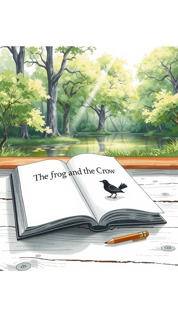 The Frog and the Crow: A Fun Moral Story for Kids