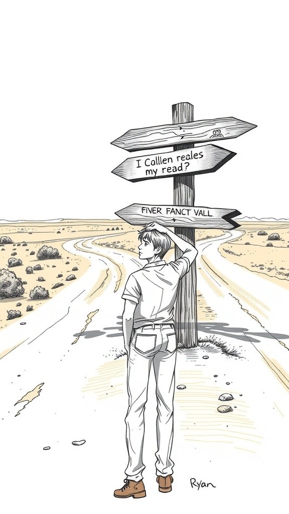 A Boy at the Crossroads