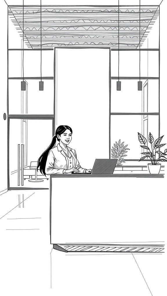 Reservation Chat: German Tourist and Iranian Receptionist